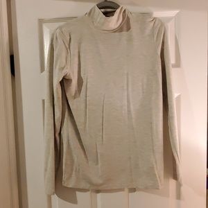Gray turtle neck